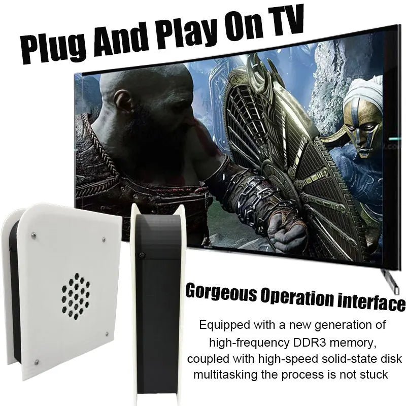 LZAKMR 60+Emulators 500GB Retro Game Console M15 Batocera 1037U 70000+Games For Wii PS2 PSP GameCube N64 Wireless handle - Ai - TechWorld