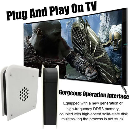 LZAKMR 60+Emulators 500GB Retro Game Console M15 Batocera 1037U 70000+Games For Wii PS2 PSP GameCube N64 Wireless handle - Ai - TechWorld