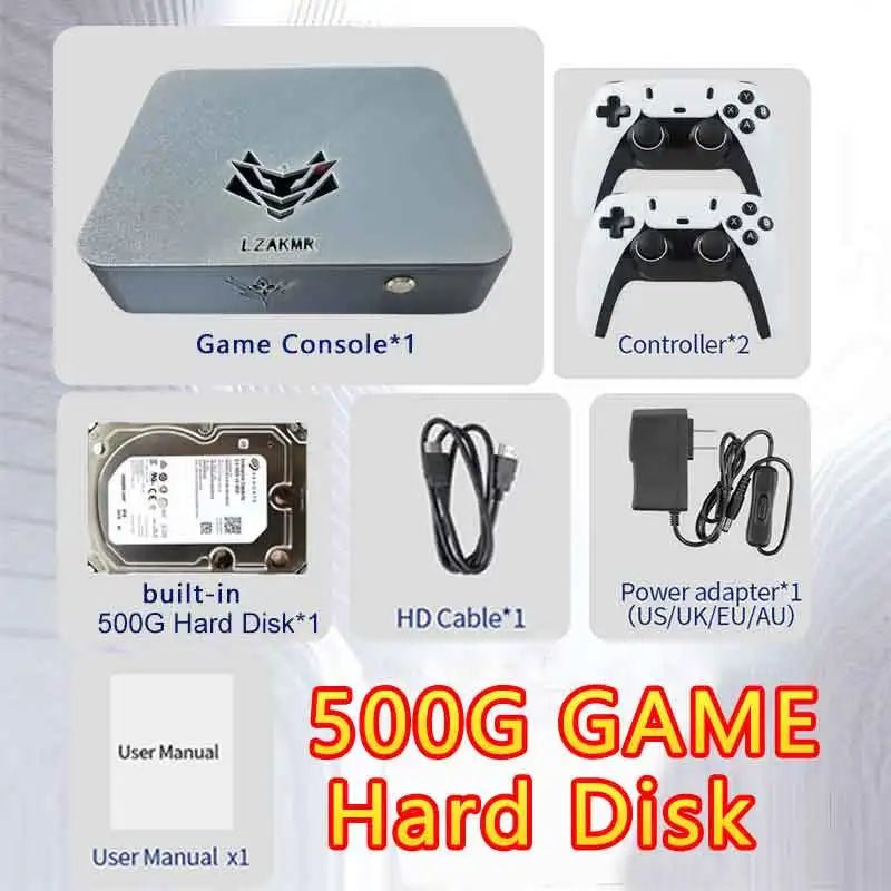 LZAKMR NEW Upgrade AK1 Pro Game Box Dual System Windows11 2TB Game System 99999+GAME For PS2 PS3 WII SS GAMECUBE Sega Saturn - Ai - TechWorld