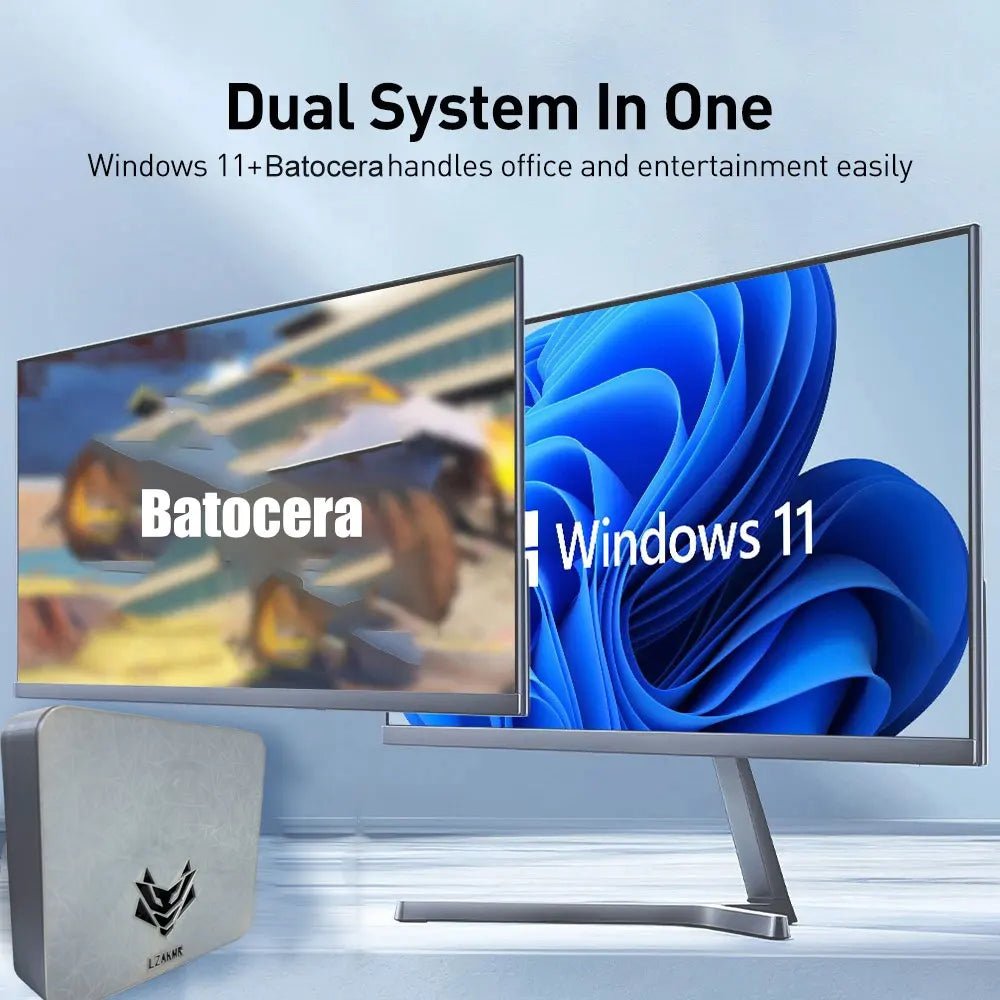 LZAKMR NEW Upgrade AK1 Pro Game Box Dual System Windows11 2TB Game System 99999+GAME For PS2 PS3 WII SS GAMECUBE Sega Saturn - Ai - TechWorld