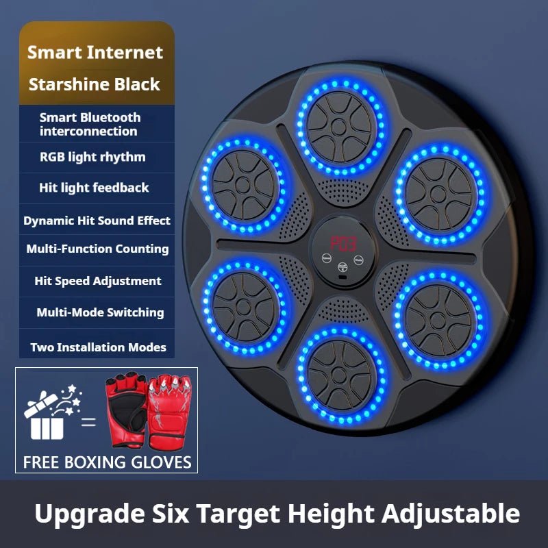 Machine Smart Bluetooth Wall - Mounted Music Boxing Trainer - Ai - TechWorld