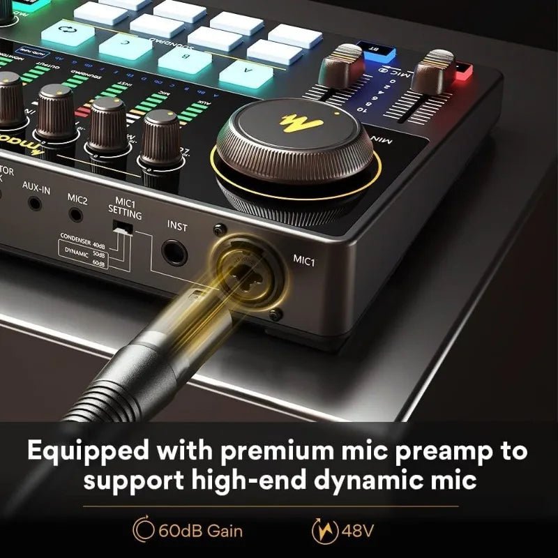 MaonoCaster-Podcast Equipment , XLR Condenser Microphone, and 3.5MM Mic for Podcast Recording, Streaming, DJ (AME2 Duo) Ai-TechWorld