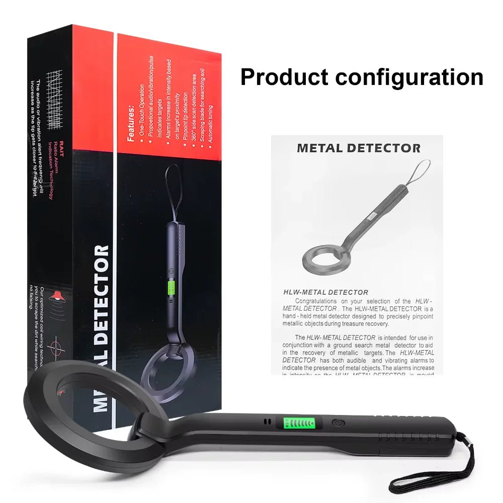Metal Detector IP66 Waterproof Portable High Sensitivity Metal Detector Underground UnderwaterMultipurpose Metal Finder - Ai - TechWorld