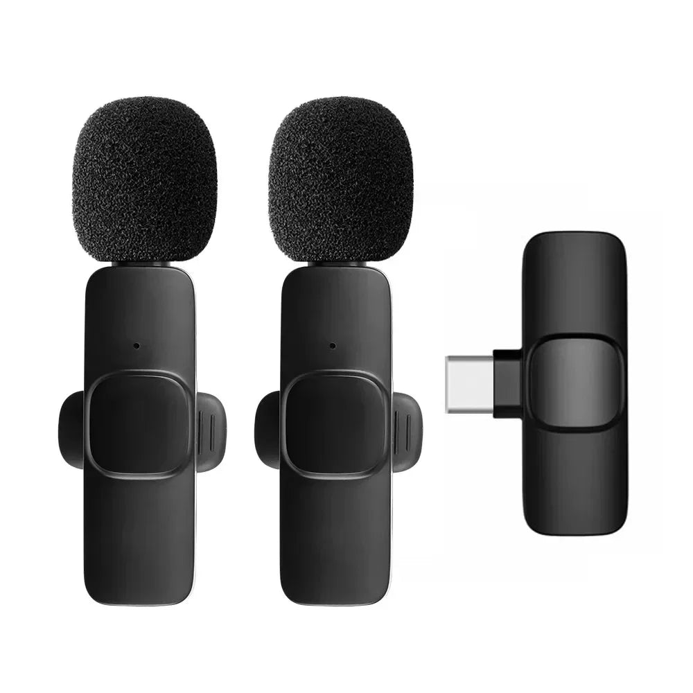 Microphone Wireless Lavalier Microphone for Live Streaming/YouTube/TikTok/Facebook Live Noise Reduction Mic For iPhone/Android Ai-TechWorld