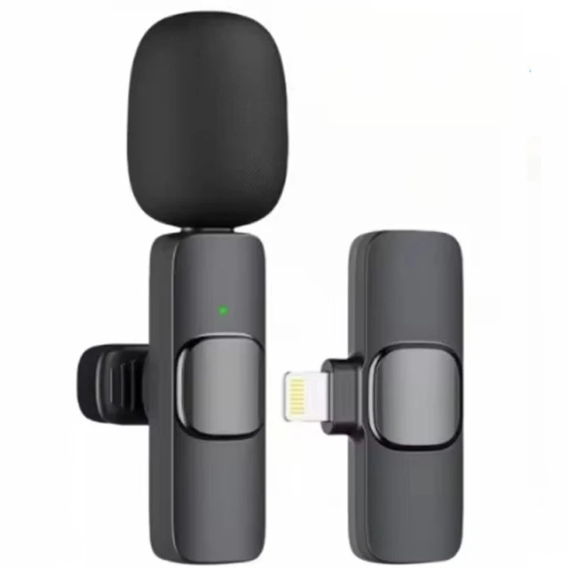 Microphone Wireless Lavalier Microphone for Live Streaming/YouTube/TikTok/Facebook Live Noise Reduction Mic For iPhone/Android Ai-TechWorld