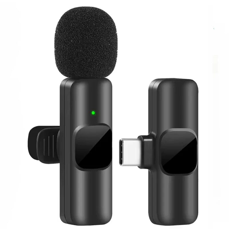 Microphone Wireless Lavalier Microphone for Live Streaming/YouTube/TikTok/Facebook Live Noise Reduction Mic For iPhone/Android Ai-TechWorld
