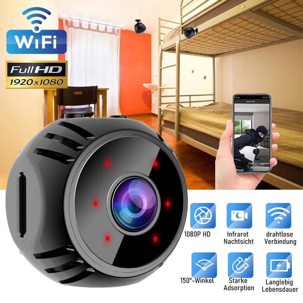 Mini Hidden Camera – Night Vision, Audio Video Recording, Indoor Surveillance - Ai - TechWorld