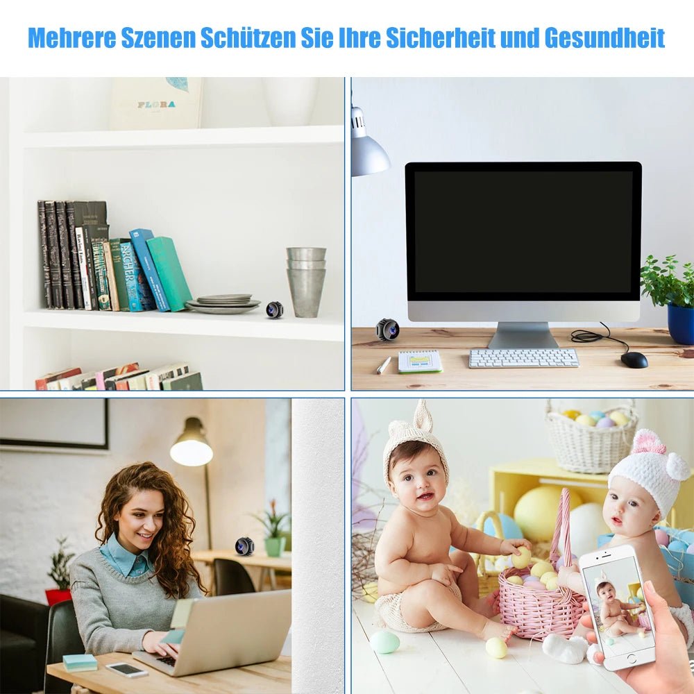 Mini Hidden Camera – Night Vision, Audio Video Recording, Indoor Surveillance - Ai - TechWorld