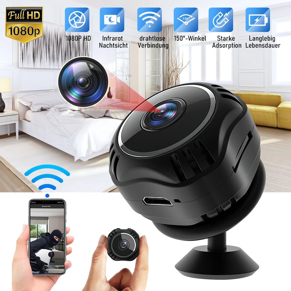 Mini Hidden Camera – Night Vision, Audio Video Recording, Indoor Surveillance - Ai - TechWorld