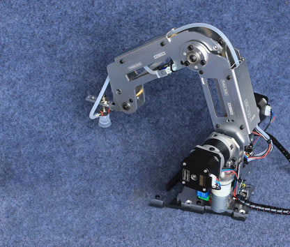 Multi Axis Robotic Arm Industrial Stepping Metal Manipulator For Arduino 2560 Robot DIY Kit with Suction Cup/Stepper Motor Claw Ai-TechWorld 