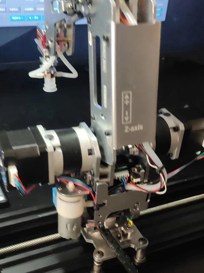 Multi Axis Robotic Arm Industrial Stepping Metal Manipulator For Arduino 2560 Robot DIY Kit with Suction Cup/Stepper Motor Claw Ai-TechWorld 
