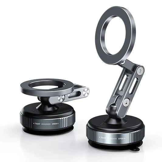 New Car Magnetic Mobile Phone Holder 360 Degree Rotation, Vacuum Adsorption, No Need To Charge, Suitable for Car Navigation - Ai - TechWorld