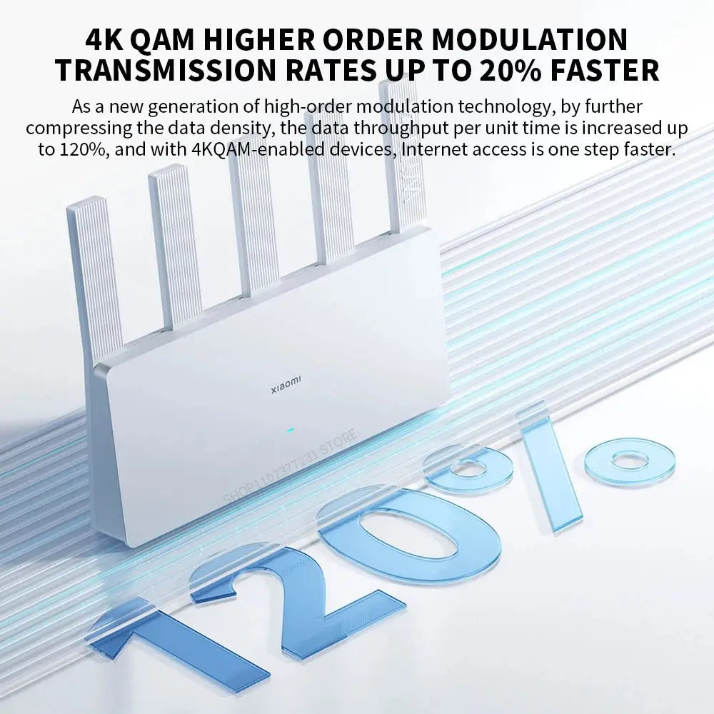 New XIAOMI Router BE5000 WiFi 7 5011Mbps 2.5GHz Network Port 512MB Memory Dual Broadband Access Network Security Protection CN - Ai - TechWorld