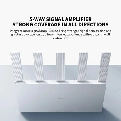 New XIAOMI Router BE5000 WiFi 7 5011Mbps 2.5GHz Network Port 512MB Memory Dual Broadband Access Network Security Protection CN - Ai - TechWorld
