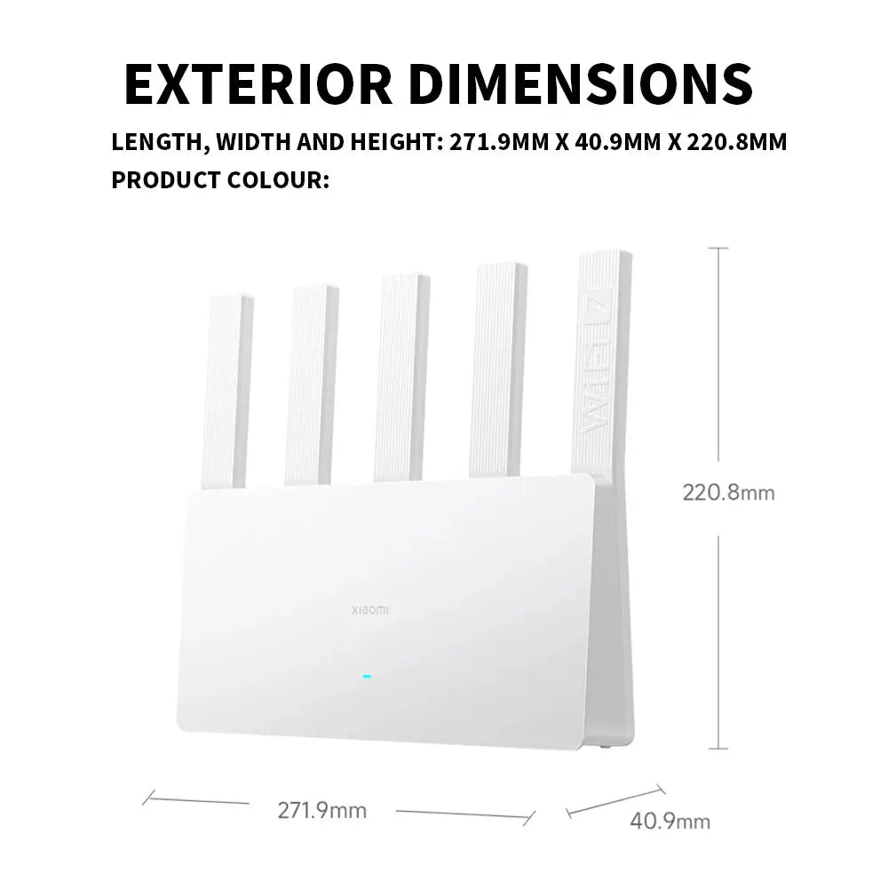 New XIAOMI Router BE5000 WiFi 7 5011Mbps 2.5GHz Network Port 512MB Memory Dual Broadband Access Network Security Protection CN - Ai - TechWorld