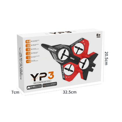 YP3 Glider RC Hobby Jet Stunt Foam Fighter Airplane Toy - 2.4G Remote Control Ai-TechWorld