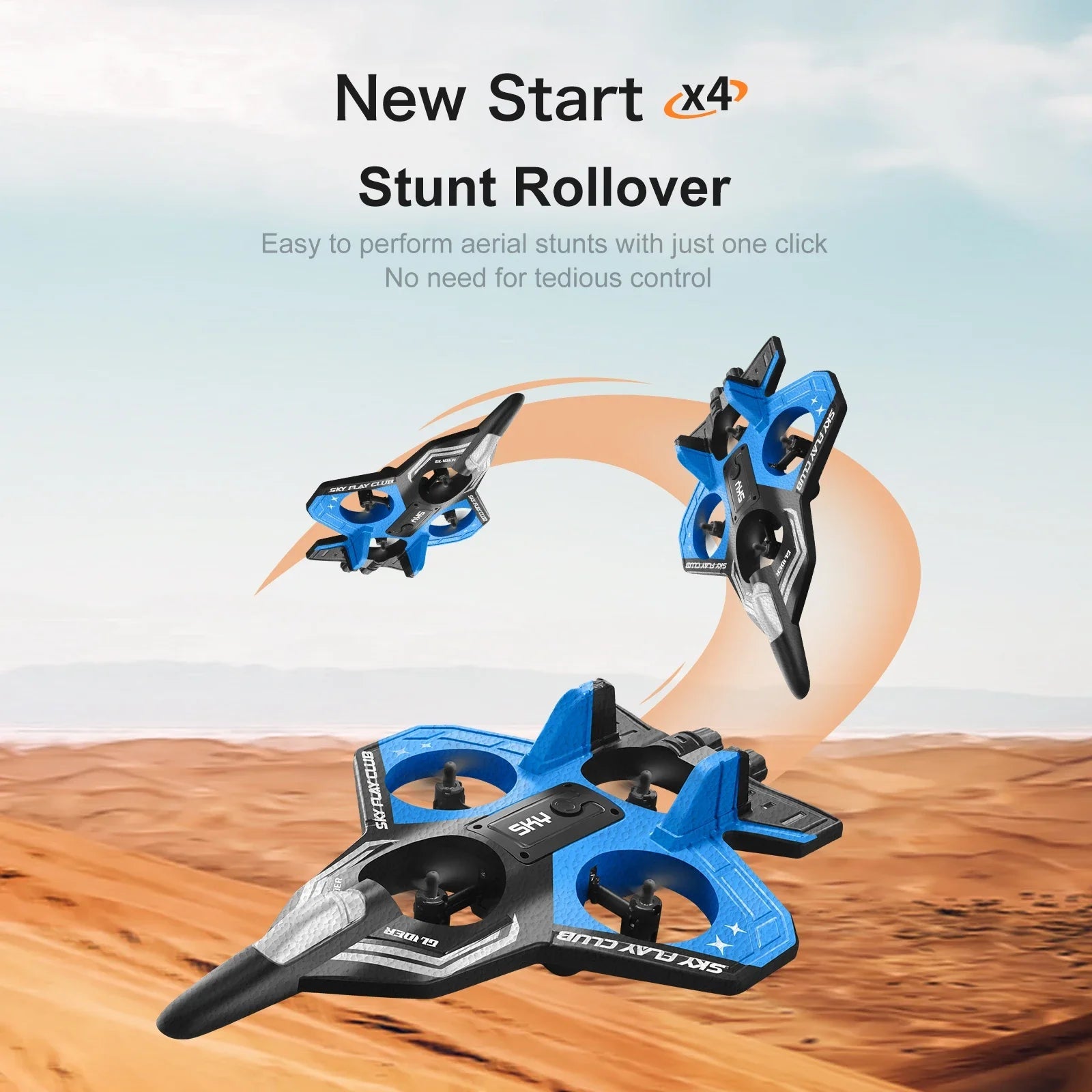 YP3 Glider RC Hobby Jet Stunt Foam Fighter Airplane Toy - 2.4G Remote Control Ai-TechWorld