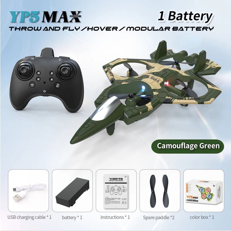 YP3 Glider RC Hobby Jet Stunt Foam Fighter Airplane Toy - 2.4G Remote Control Ai-TechWorld