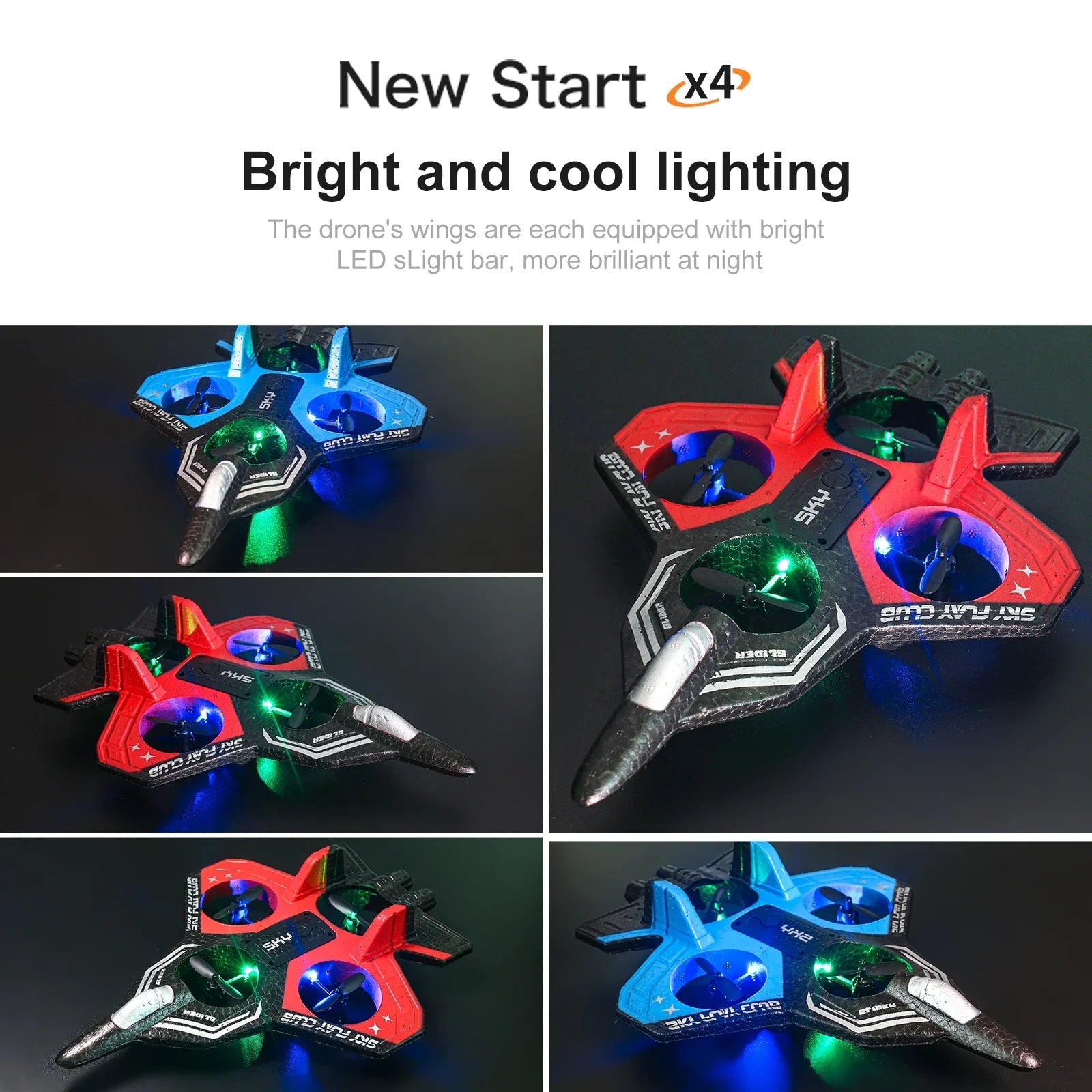 YP3 Glider RC Hobby Jet Stunt Foam Fighter Airplane Toy - 2.4G Remote Control Ai-TechWorld