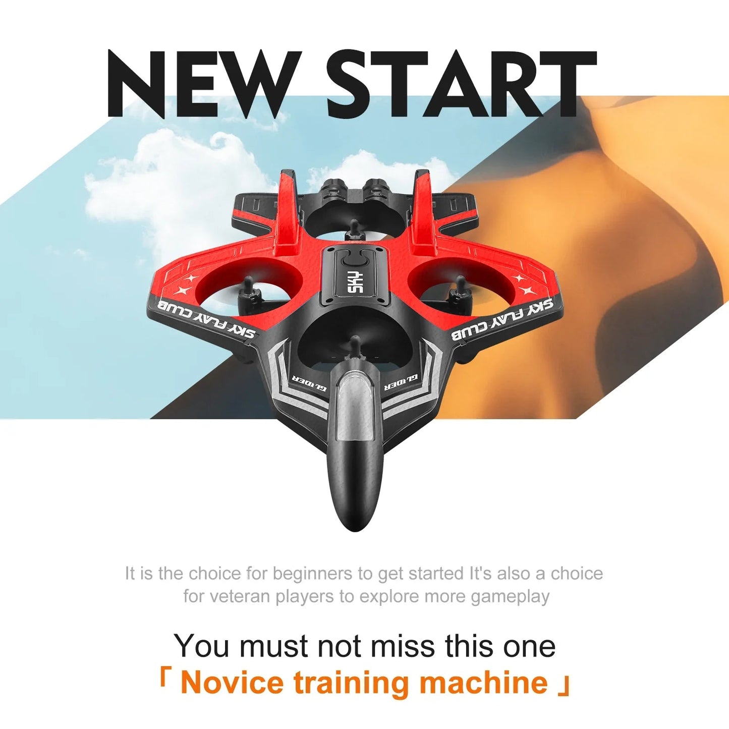YP3 Glider RC Hobby Jet Stunt Foam Fighter Airplane Toy - 2.4G Remote Control Ai-TechWorld