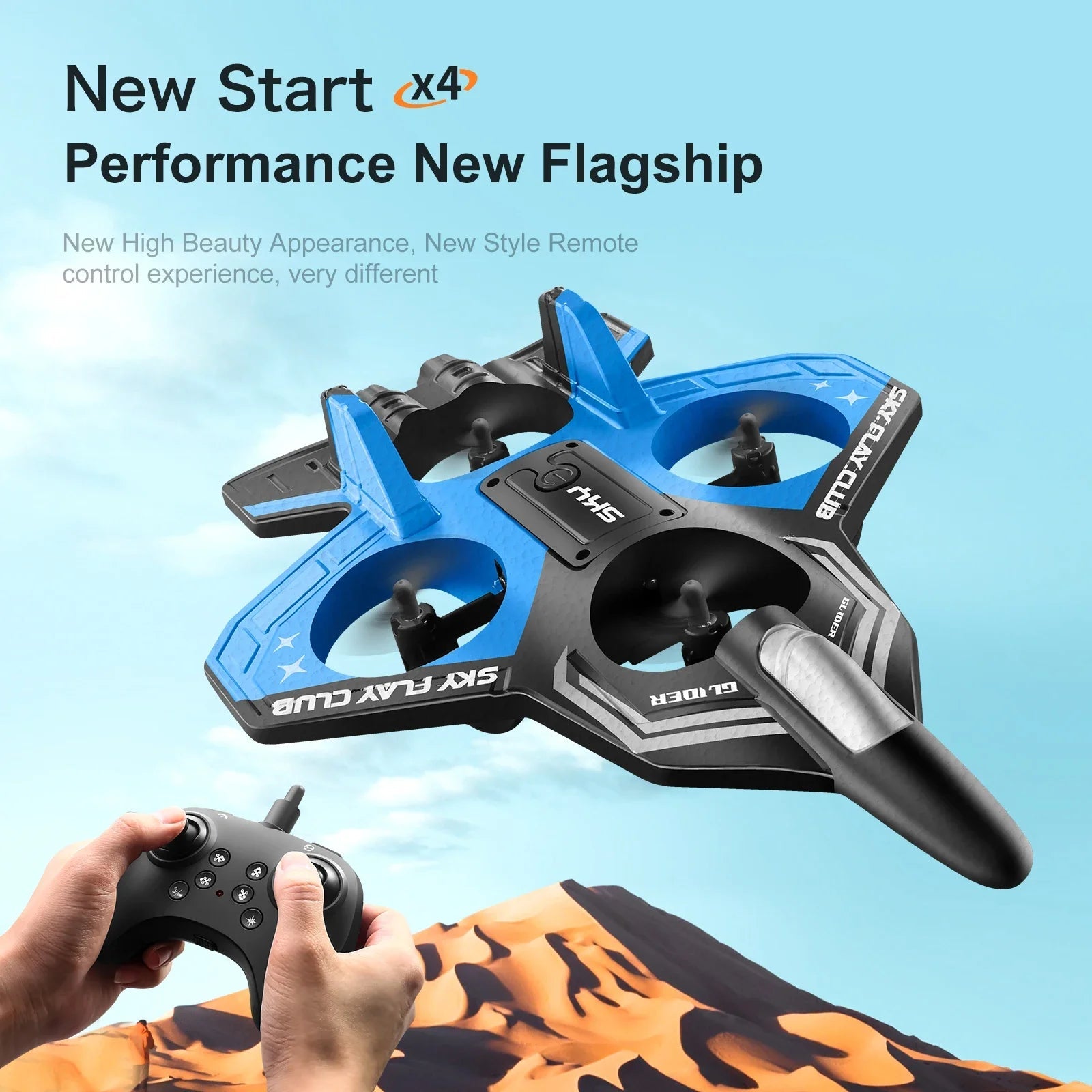 YP3 Glider RC Hobby Jet Stunt Foam Fighter Airplane Toy - 2.4G Remote Control Ai-TechWorld