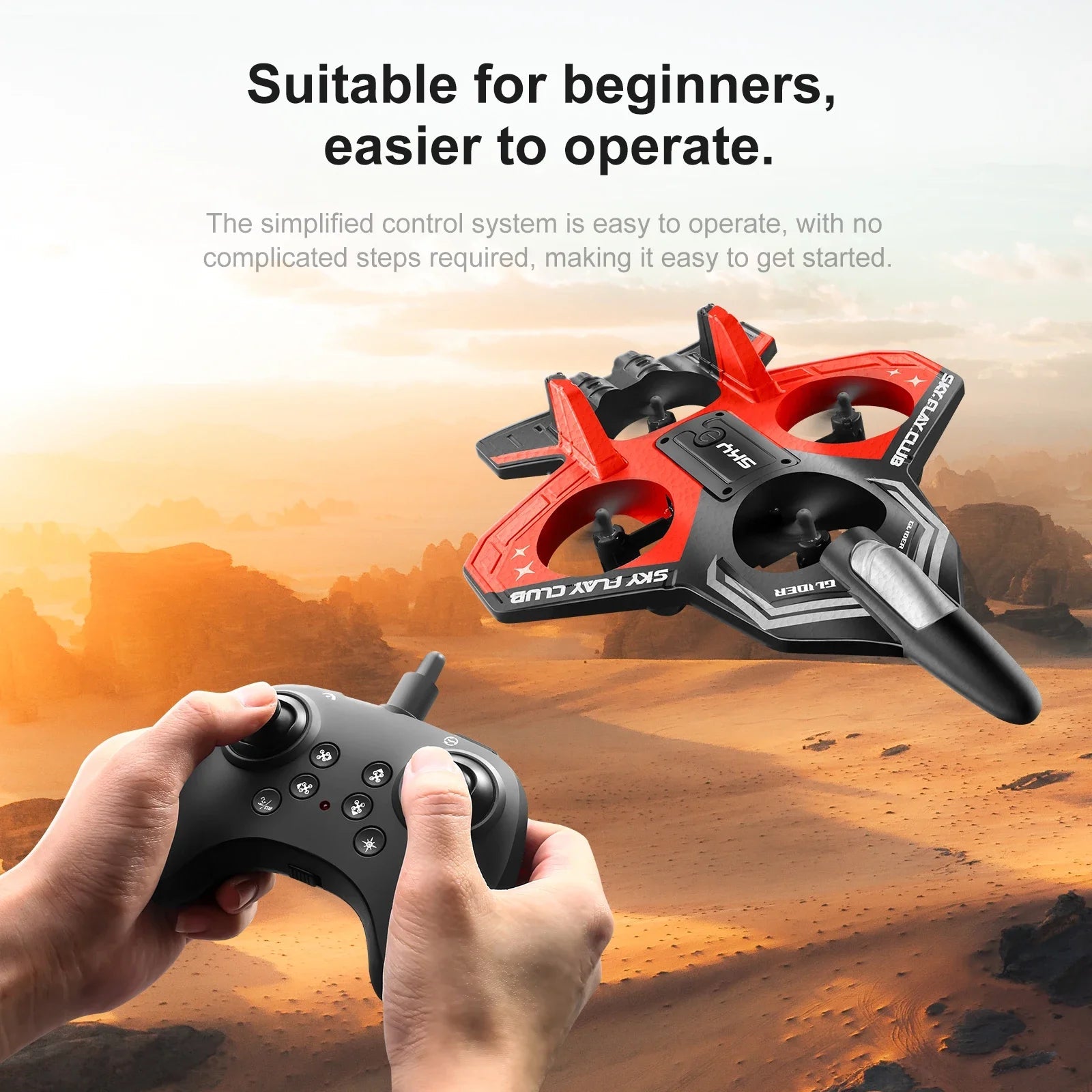 YP3 Glider RC Hobby Jet Stunt Foam Fighter Airplane Toy - 2.4G Remote Control Ai-TechWorld