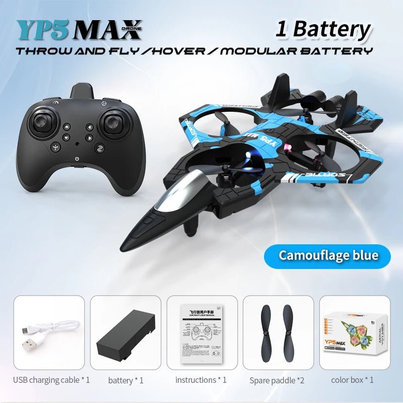 YP3 Glider RC Hobby Jet Stunt Foam Fighter Airplane Toy - 2.4G Remote Control Ai-TechWorld