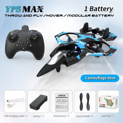 YP3 Glider RC Hobby Jet Stunt Foam Fighter Airplane Toy - 2.4G Remote Control Ai-TechWorld