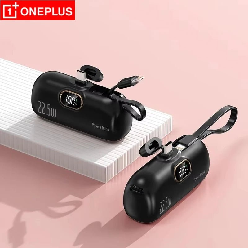 OnePlus 10000mAh Portable Power Bank 2- in-1 Fast Charger Lightweight High capacity Pocket Power Bank For IPhone Huawei Samsung Ai-TechWorld