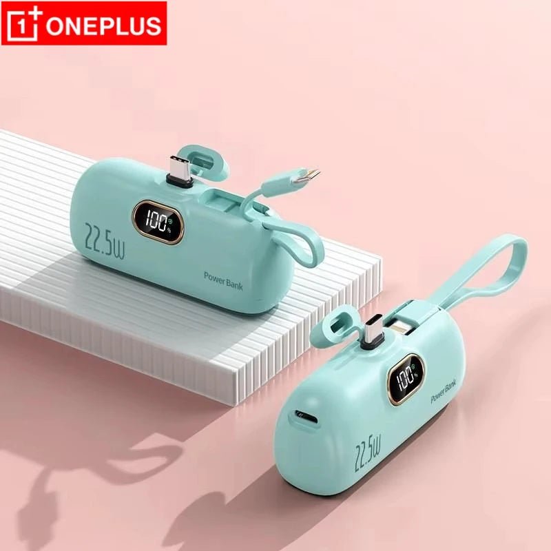 OnePlus 10000mAh Portable Power Bank 2- in-1 Fast Charger Lightweight High capacity Pocket Power Bank For IPhone Huawei Samsung Ai-TechWorld