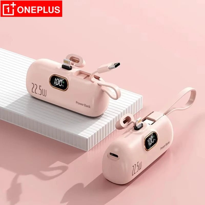 OnePlus 10000mAh Portable Power Bank 2- in-1 Fast Charger Lightweight High capacity Pocket Power Bank For IPhone Huawei Samsung Ai-TechWorld