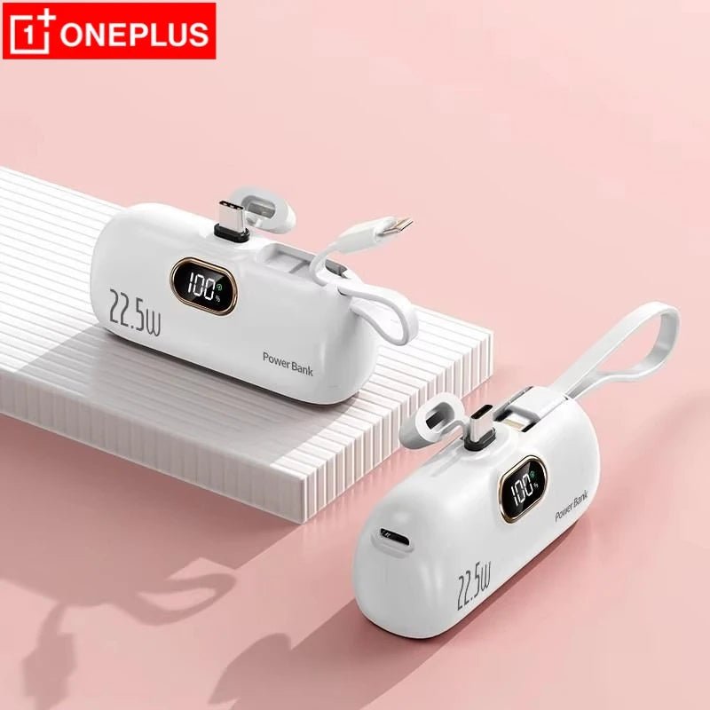 OnePlus 10000mAh Portable Power Bank 2- in-1 Fast Charger Lightweight High capacity Pocket Power Bank For IPhone Huawei Samsung Ai-TechWorld