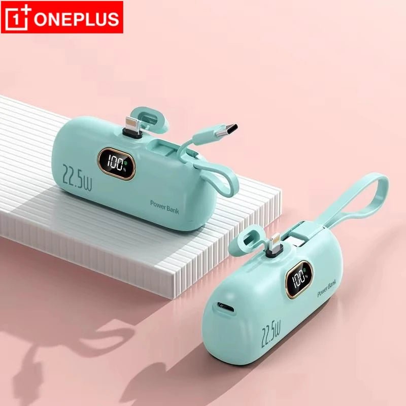 OnePlus 10000mAh Portable Power Bank 2- in-1 Fast Charger Lightweight High capacity Pocket Power Bank For IPhone Huawei Samsung Ai-TechWorld