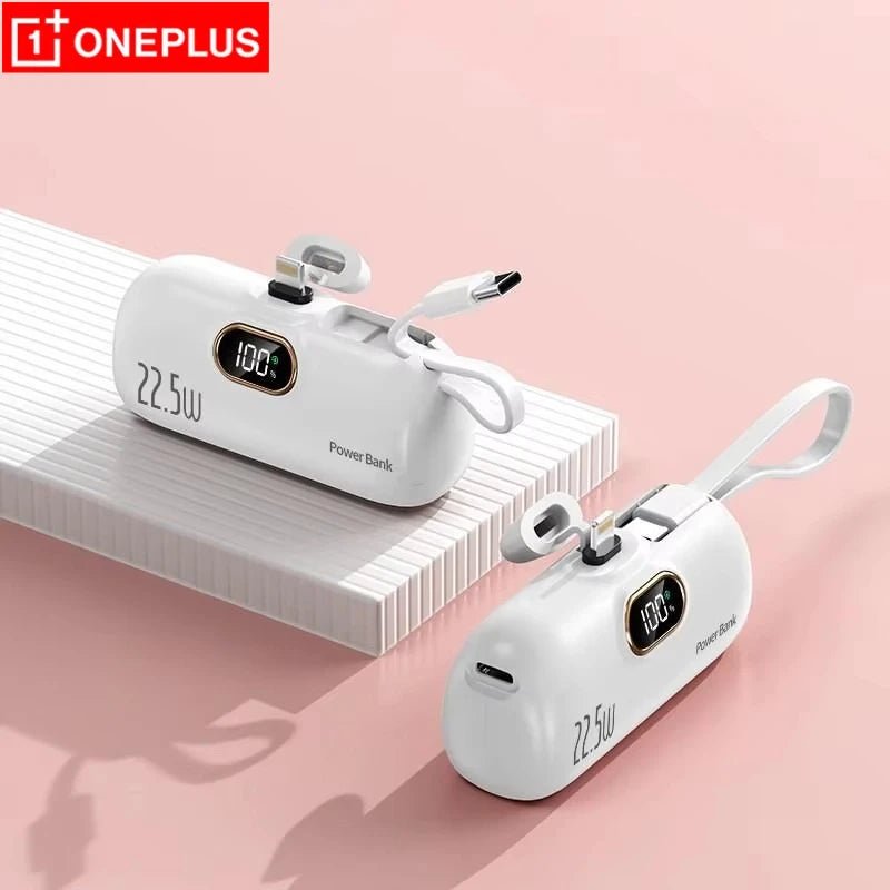 OnePlus 10000mAh Portable Power Bank 2- in-1 Fast Charger Lightweight High capacity Pocket Power Bank For IPhone Huawei Samsung Ai-TechWorld