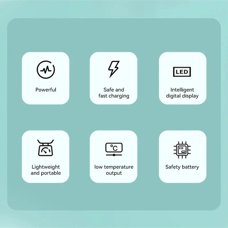 OnePlus 30000mAh Mini Portable Power Bank Capsule Mobile Power Supply Emergency External Battery Fast Charger For iPhone Xiaomi Ai-TechWorld