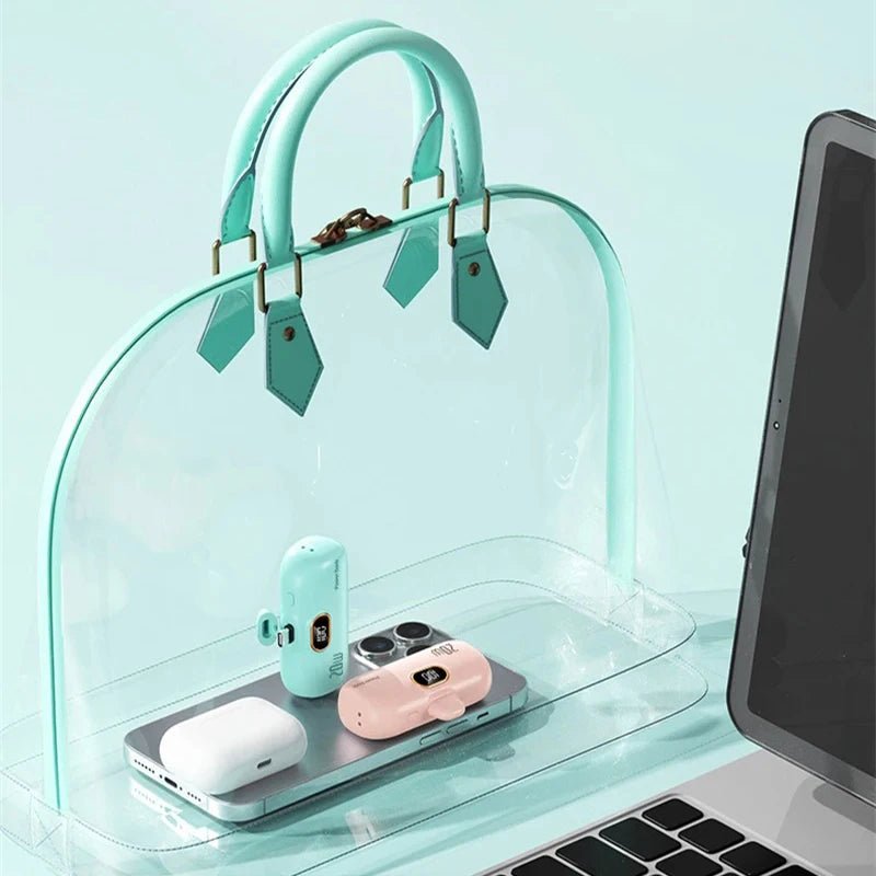 OnePlus 30000mAh Mini Portable Power Bank Capsule Mobile Power Supply Emergency External Battery Fast Charger For iPhone Xiaomi Ai-TechWorld