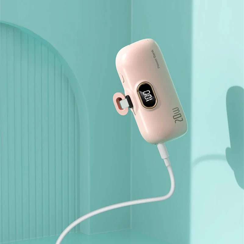 OnePlus 30000mAh Mini Portable Power Bank Capsule Mobile Power Supply Emergency External Battery Fast Charger For iPhone Xiaomi Ai-TechWorld