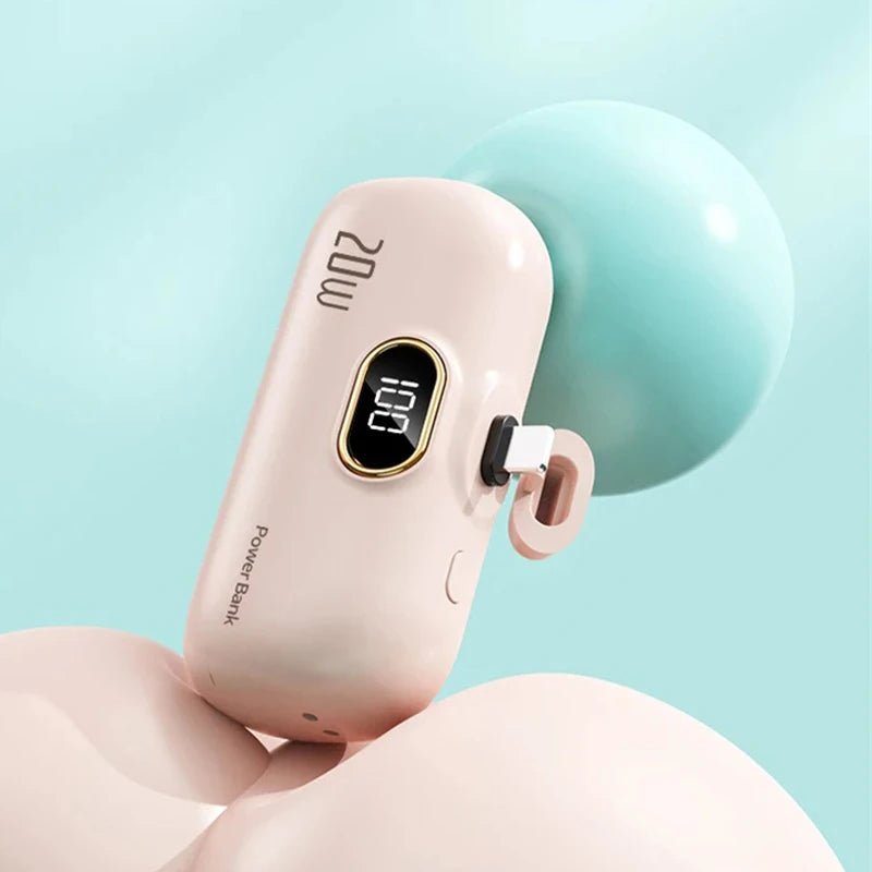 OnePlus 30000mAh Mini Portable Power Bank Capsule Mobile Power Supply Emergency External Battery Fast Charger For iPhone Xiaomi Ai-TechWorld