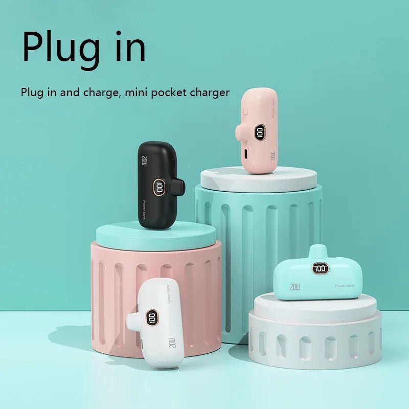 Oneplus Portable 30000mAh Power Bank Capsule Mobile Power Supply Emergency Mini External Battery Fast Charging For iPhone Xiaomi Ai-TechWorld
