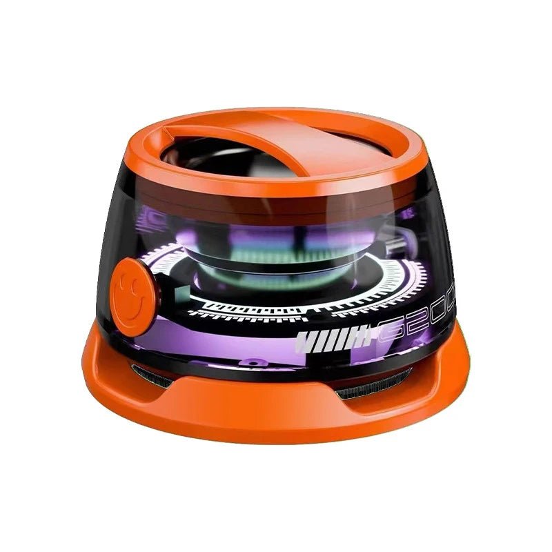 Mini Outdoor Bluetooth Speaker - Portable Wireless Travel Speaker with RGB Light & Phone Holder - #Ai-TechWorld#