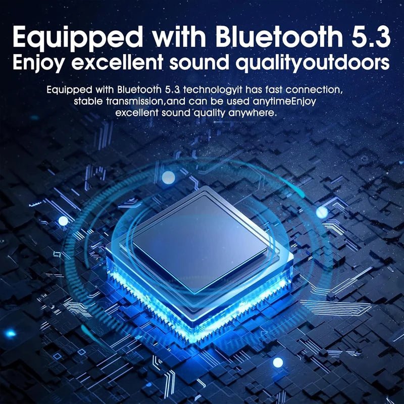 Mini Outdoor Bluetooth Speaker - Portable Wireless Travel Speaker with RGB Light & Phone Holder - #Ai-TechWorld#
