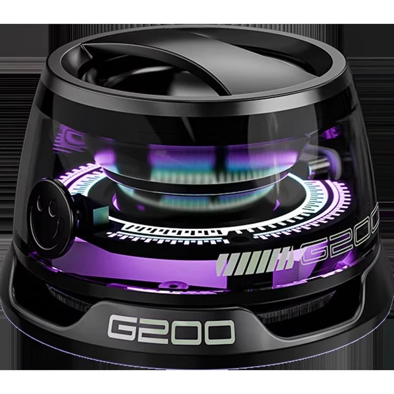 Mini Outdoor Bluetooth Speaker - Portable Wireless Travel Speaker with RGB Light & Phone Holder - #Ai-TechWorld#