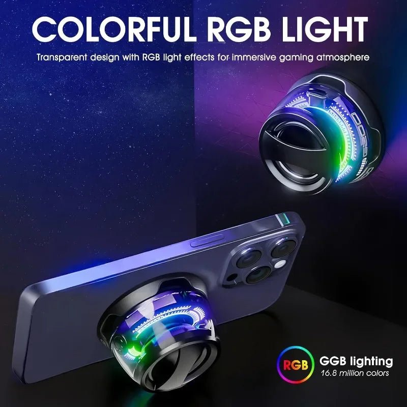 Mini Outdoor Bluetooth Speaker - Portable Wireless Travel Speaker with RGB Light & Phone Holder - #Ai-TechWorld#