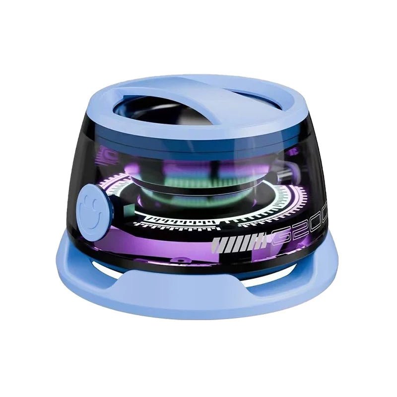 Mini Outdoor Bluetooth Speaker - Portable Wireless Travel Speaker with RGB Light & Phone Holder - #Ai-TechWorld#