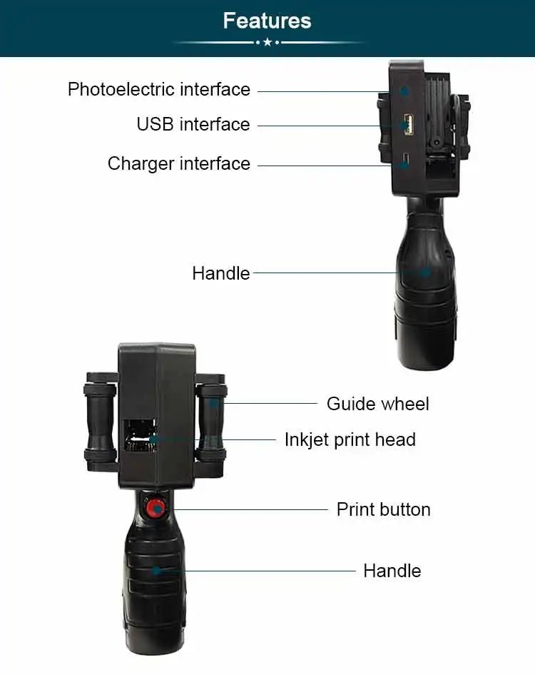 Phezer P17 Handheld Inkjet Printer - Expiry Date, Barcode, Label 28 Languages Ai-TechWorld