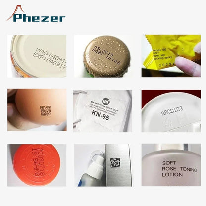 Phezer P17 Handheld Inkjet Printer - Expiry Date, Barcode, Label 28 Languages Ai-TechWorld