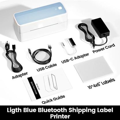 Phomemo 241 Bluetooth Thermal Label Printer Wireless Small Shipping Label Printer 4X6 Compatible with iPhone Android Mac Window Ai-TechWorld