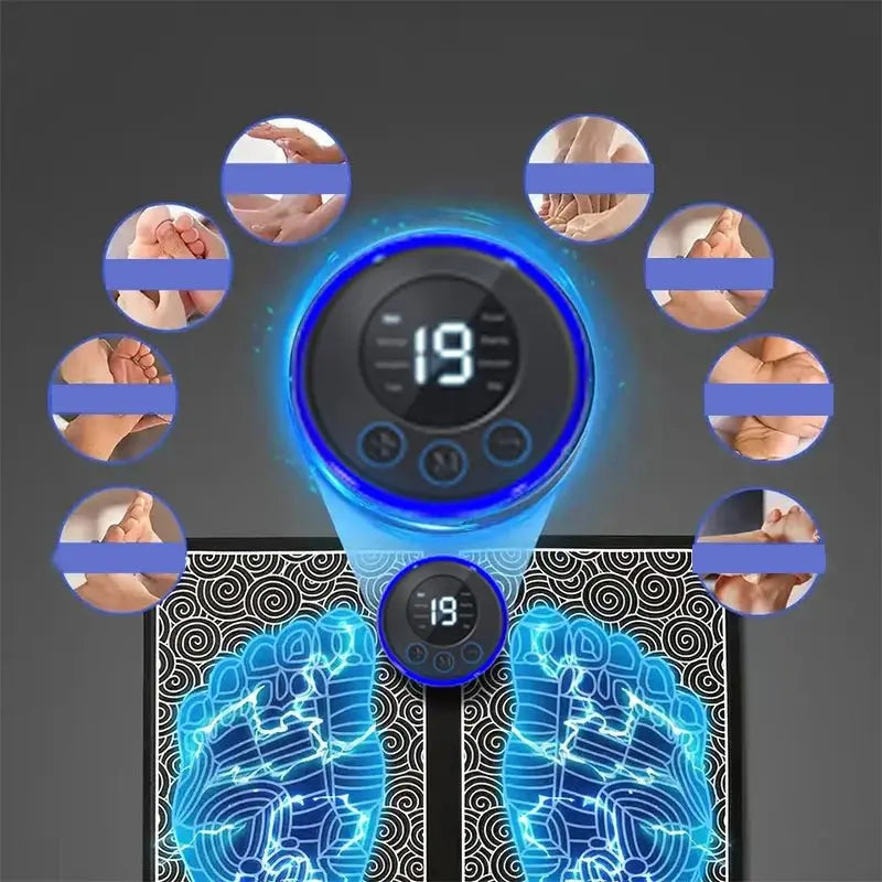 Portable Massage Foot Pad Massage Patch Massage Pen Cervical Neck and Back Full Body Massage Combination Set - Ai - TechWorld