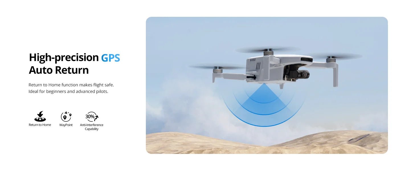 Potensic C0 Mini Drone 3 Axis Gimbal 6KM GPS 4K Professional Camera Drones Brushless RC Toy Quadcopter for Travel Gifts ATOM Ai-TechWorld