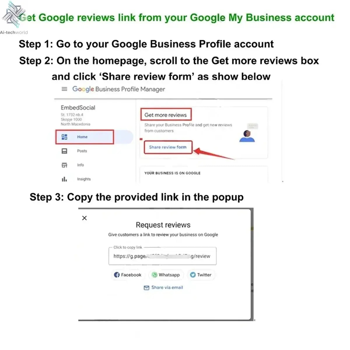 programmable Google Review Card 13.56Mhz NFC station table NFC Google Reviews display bending card standing brand bracket Ai-TechWorld 